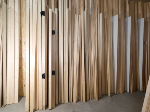 Dzia艂 z opaskami maskuj膮cymi i 膰wier膰wa艂kami 艣wierkowymi heblowanymi w sklepie stacjonarnym ABC Drewno Krak贸w.