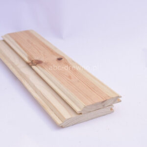 Deska elewacyjna 120x15 mm - świerkowa - podbitka dachowa boazeria - Klasa AB